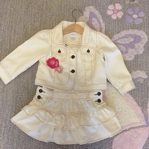 Baby gap jean dress and jacket